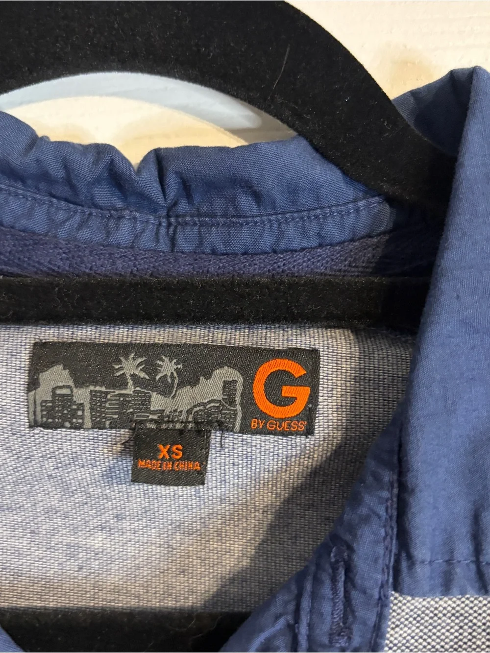 G by Guess Polo Shirt Men’s Size XS Navy Blue Short Sleeve Top